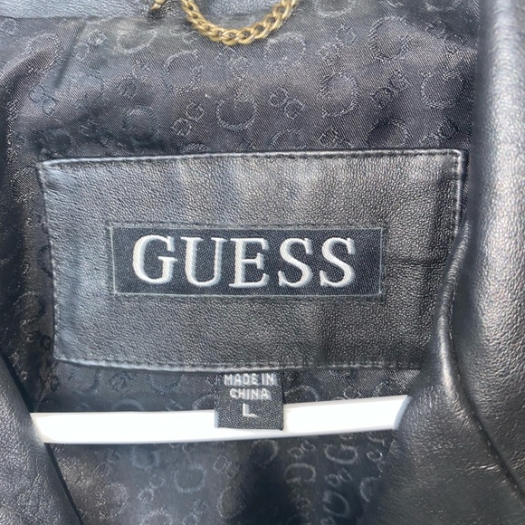 Guess Jacket Leather For Women - Picture 9 of 14